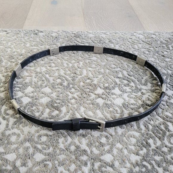ibel Italian Leather Skinny Belt main image 11